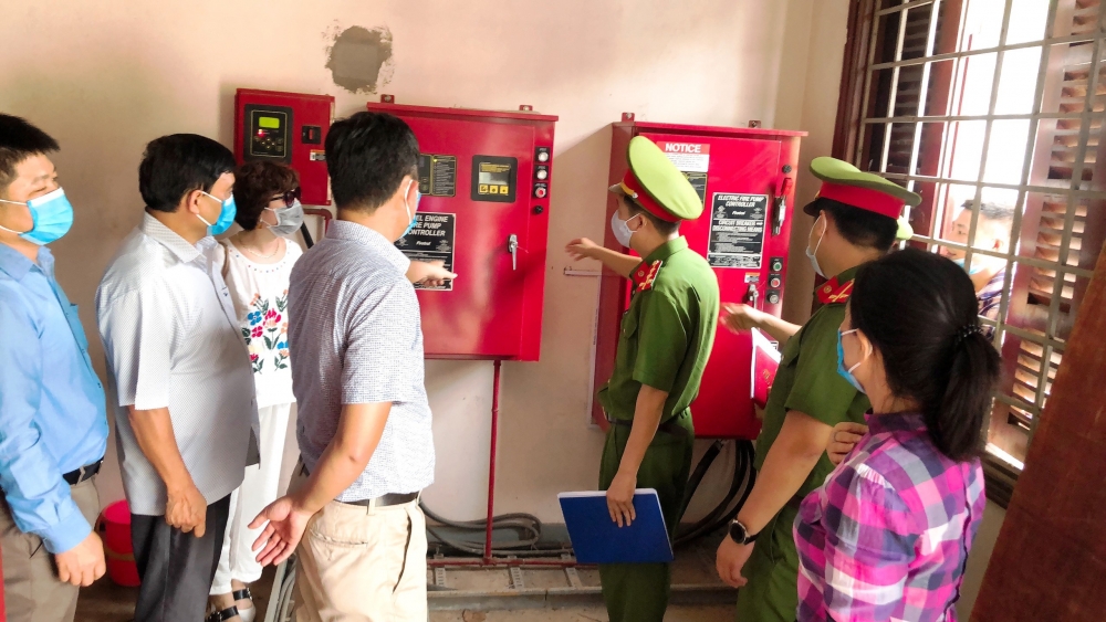 Kiểm tra phòng chống cháy nổ tại Làng Văn hóa Du lịch các dân tộc Việt Nam