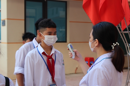 Trường Trung học cơ sở Sơn Tây: Tăng cường đảm bảo an toàn cho học sinh trước dịch Covid-19