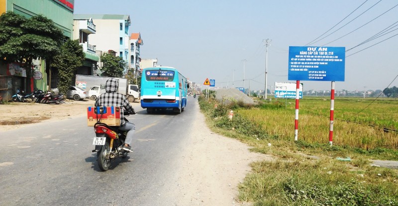 Xây dựng tuyến đường rộng 6 làn xe qua huyện Thanh Oai