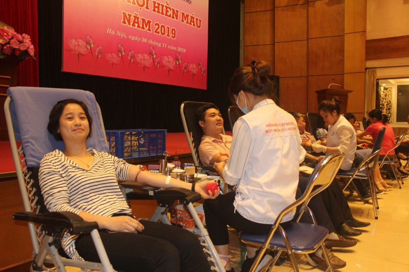 Sôi nổi tham gia phong trào hiến máu tình nguyện năm 2019