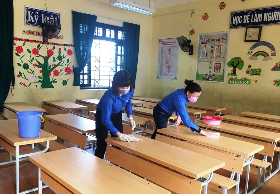 Huyện Ba Vì: Sẵn sàng các điều kiện đón học sinh trở lại trường