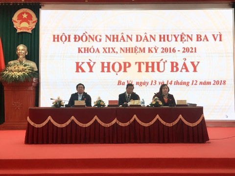 HĐND huyện Ba Vì: Nhiều vấn đề quan trọng được đưa ra thảo luận