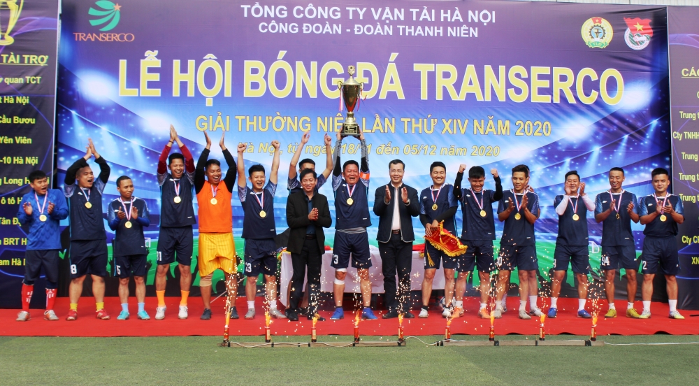 Bế mạc Giải bóng đá Tổng công ty Vận tải Hà Nội năm 2020
