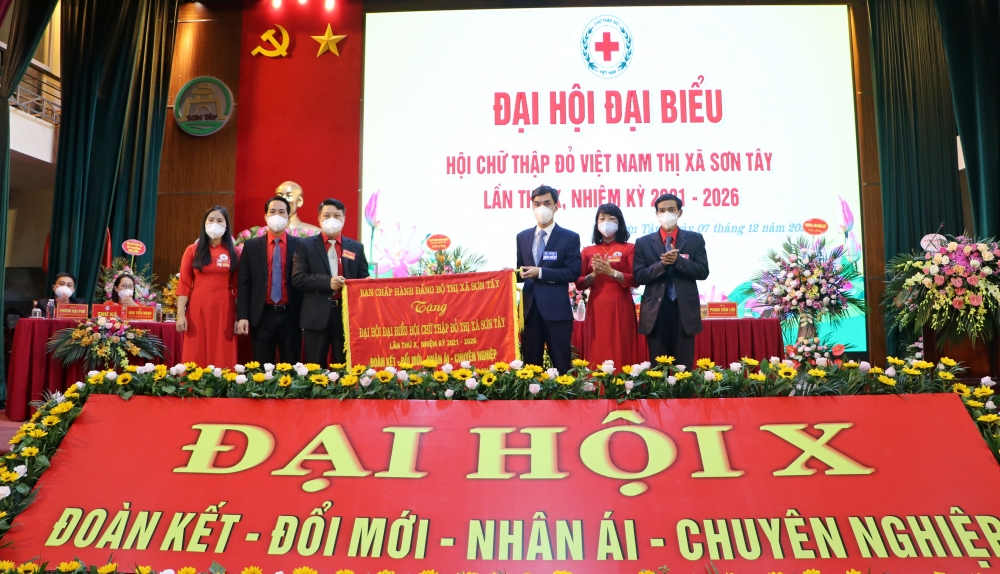 Đại hội Chữ thập đỏ thị xã Sơn Tây lần thứ X, nhiệm kỳ 2021-2026