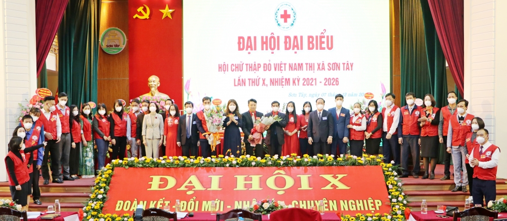 Đại hội Chữ thập đỏ thị xã Sơn Tây lần thứ X, nhiệm kỳ 2021-2026