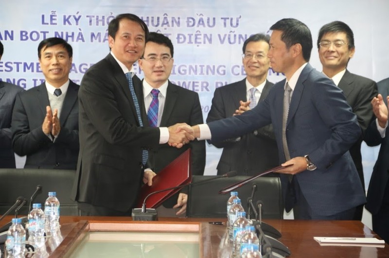 Ký thỏa thuận đầu tư dự án BOT nhà máy nhiệt điện Vũng Áng 2