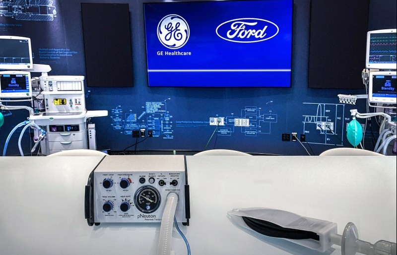 Ford hợp tác với GE Healthcare sản xuất 50.000 máy thở trong 100 ngày