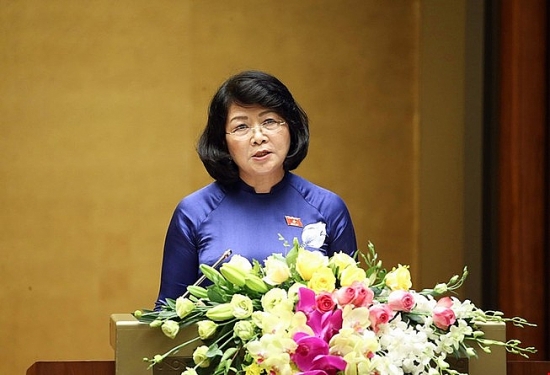 Miễn nhiệm Phó Chủ tịch nước Đặng Thị Ngọc Thịnh, đề cử bà Võ Thị Ánh Xuân để Quốc hội bầu làm Phó Chủ tịch nước
