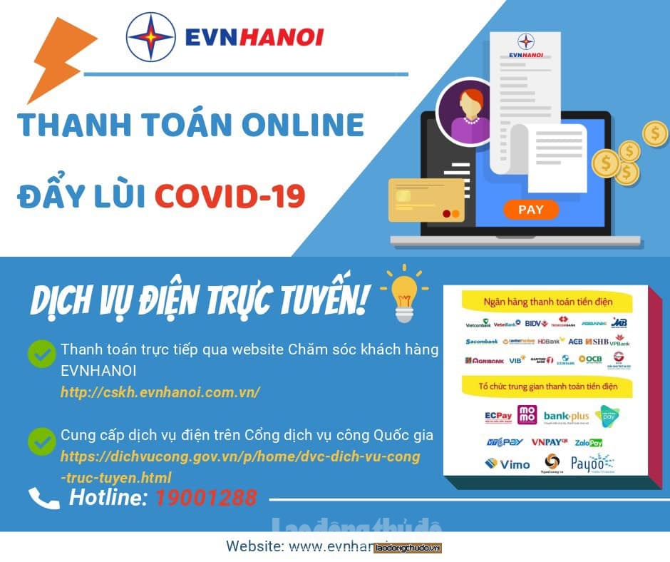 Đảm bảo 100% các dịch vụ về điện trong giai đoạn phòng, chống dịch Covid-19