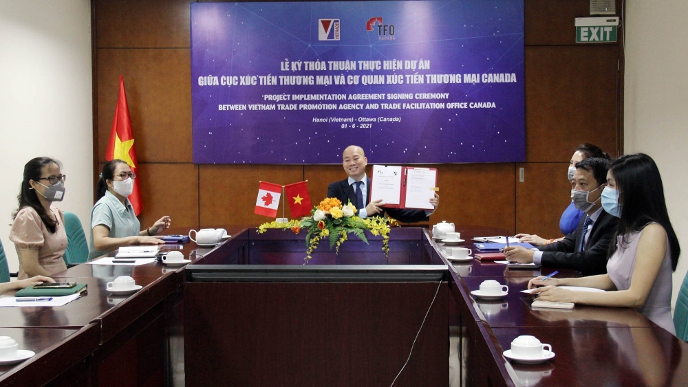 Việt Nam ký thỏa thuận hợp tác với Tổ chức Xúc tiến thương mại TFO Canada