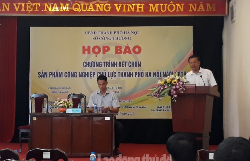 Hà Nội tổ chức xét chọn sản phẩm công nghiệp chủ lực năm 2019