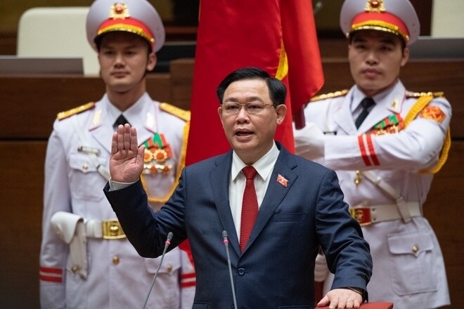 Ông Vương Đình Huệ được bầu làm Chủ tịch Quốc hội Khóa XV