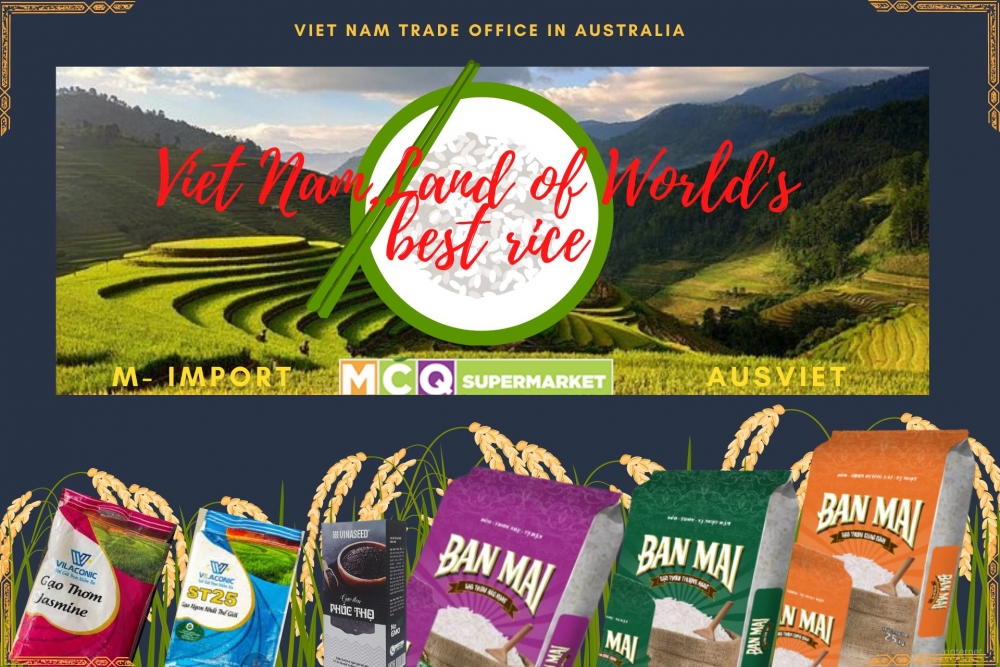 Hơn 10.000 người tiêu dùng Australia sẽ được mời dùng thử gạo Việt