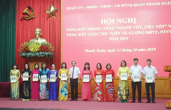 Thanh Xuân: Tổng kết  cuộc thi viết về gương người tốt, việc tốt năm 2019