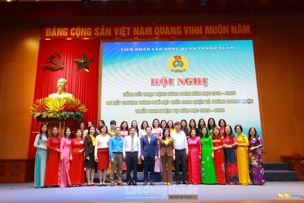 Liên đoàn Lao động quận Thanh Xuân: Tổng kết hoạt động công đoàn khối giáo dục năm 2019 - 2020