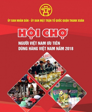 Có 70 gian hàng tham gia Hội chợ tiêu dùng quận Thanh Xuân 2018
