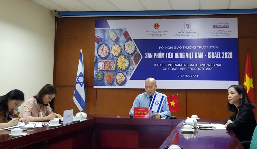Doanh nghiệp Israel quan tâm lớn đến sản phẩm tiêu dùng Việt Nam