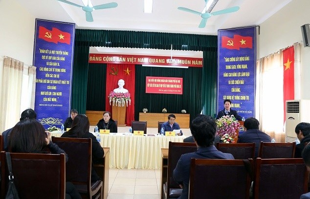 Chủ tịch HĐND Thành phố Nguyễn Thị Bích Ngọc tiếp xúc cử tri tại quận Hà Đông