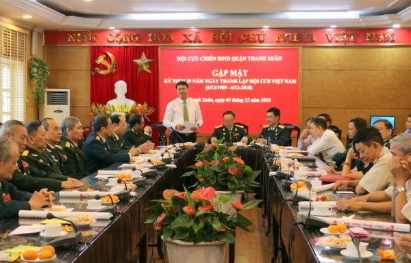 Quận Thanh Xuân tổ chức gặp mặt Hội Cựu chiến binh