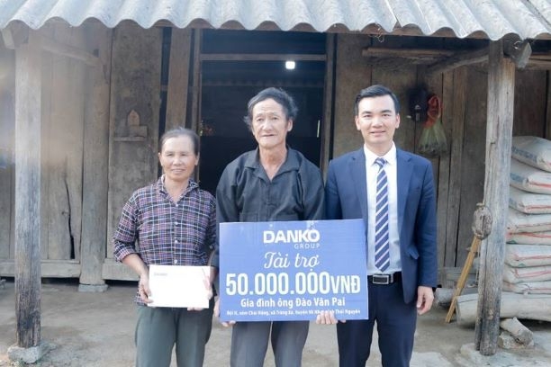 Danko Group trao tặng 50 triệu đồng cho hộ nghèo tại Thái Nguyên