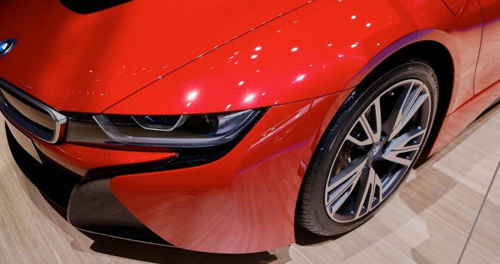 Cận cảnh BMW i8 Protonic Red Edition “bằng xương bằng thịt”