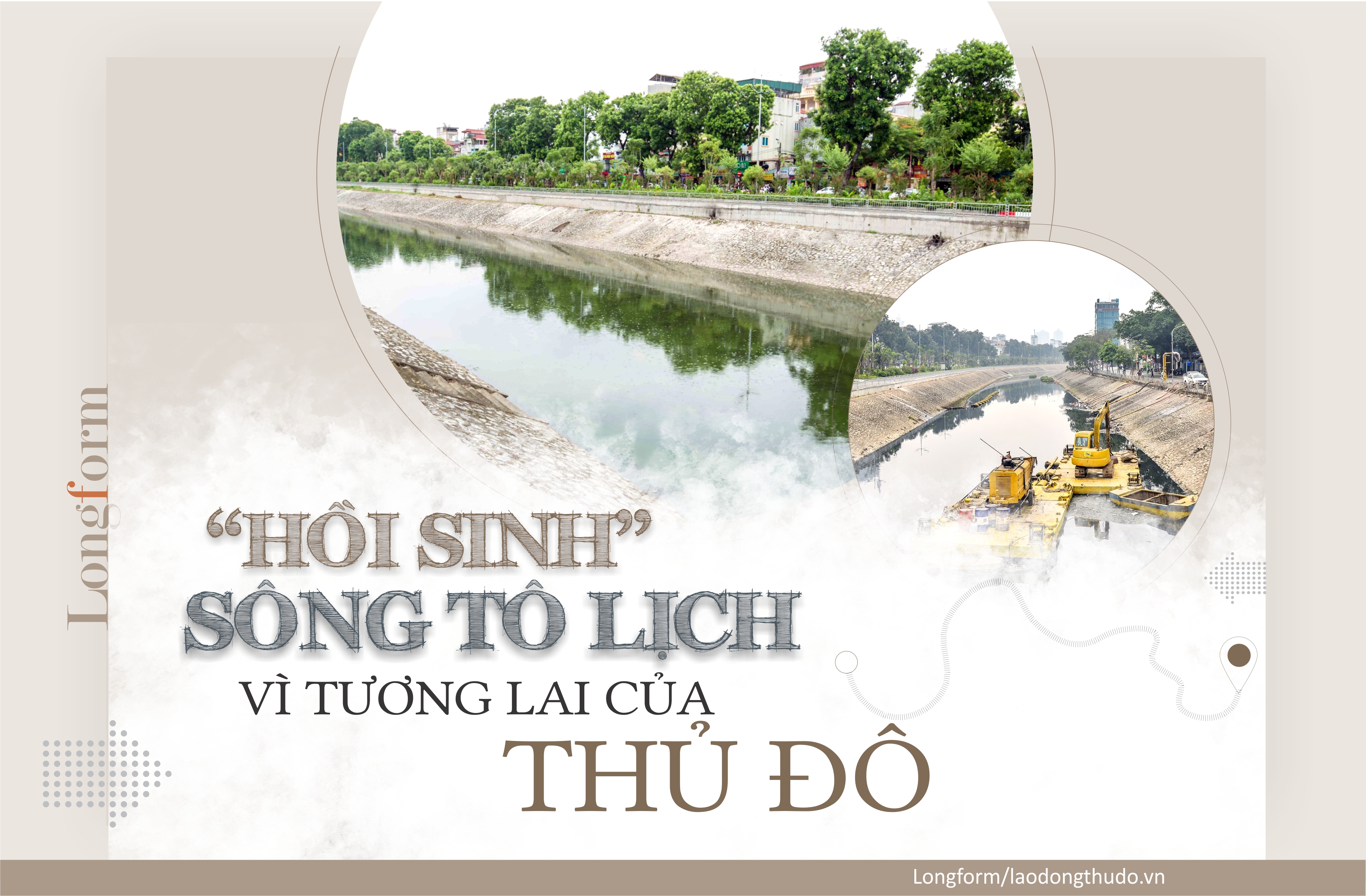 “Hồi sinh” sông Tô Lịch vì tương lai của Thủ đô
