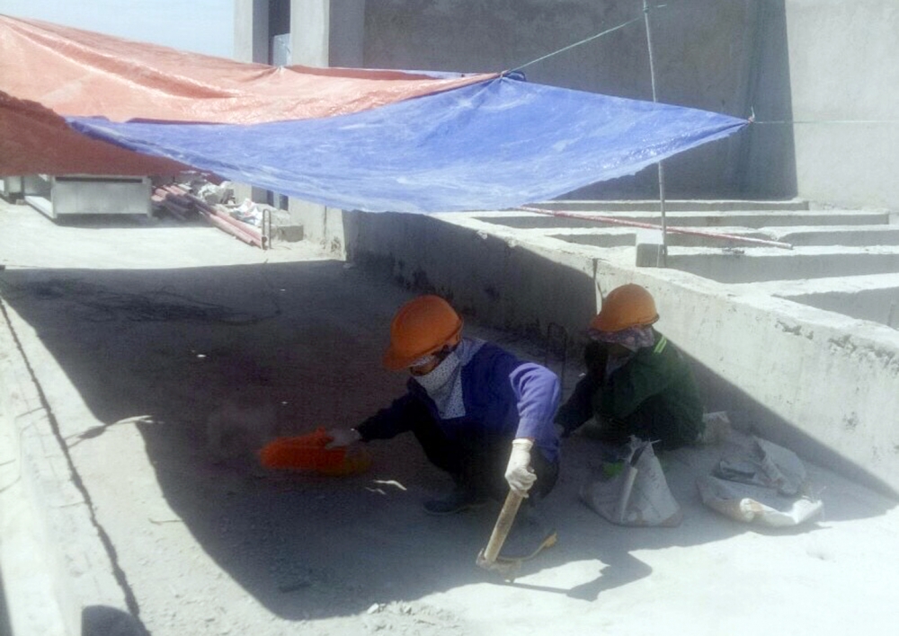 Chủ động “chống nắng” cho công nhân lao động
