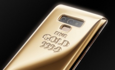 Siêu phẩm Galaxy Note 9 phiên bản dát vàng nặng 1kg, giá gần 1,4 tỷ đồng
