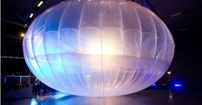 Google phát sóng internet bằng khinh khí cầu