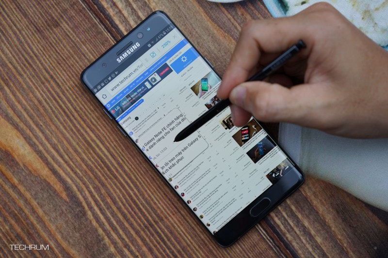 Bút S Pen của Samsung Galaxy Note FE nhiều tính năng đáng kinh ngạc