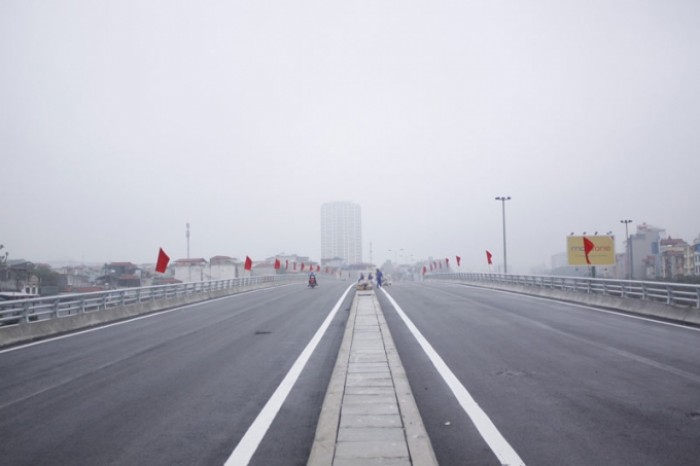 Thông xe kỹ thuật đường vành đai 2 đoạn Nhật Tân-Cầu Giấy