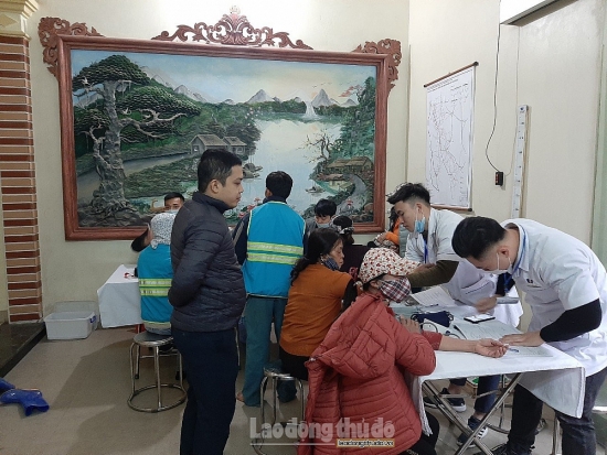 URENCO Hà Nội tổ chức khám sức khỏe cho người lao động tại các địa bàn mới tiếp nhận