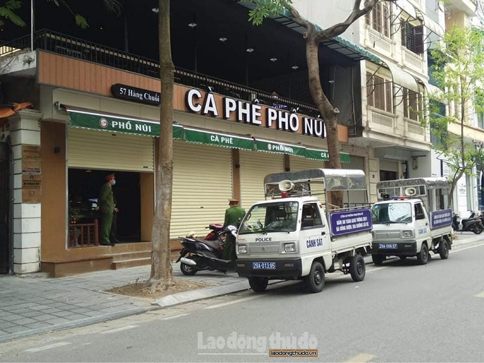 Hà Nội: Xử phạt hai quán cà phê kinh doanh trong mùa dịch