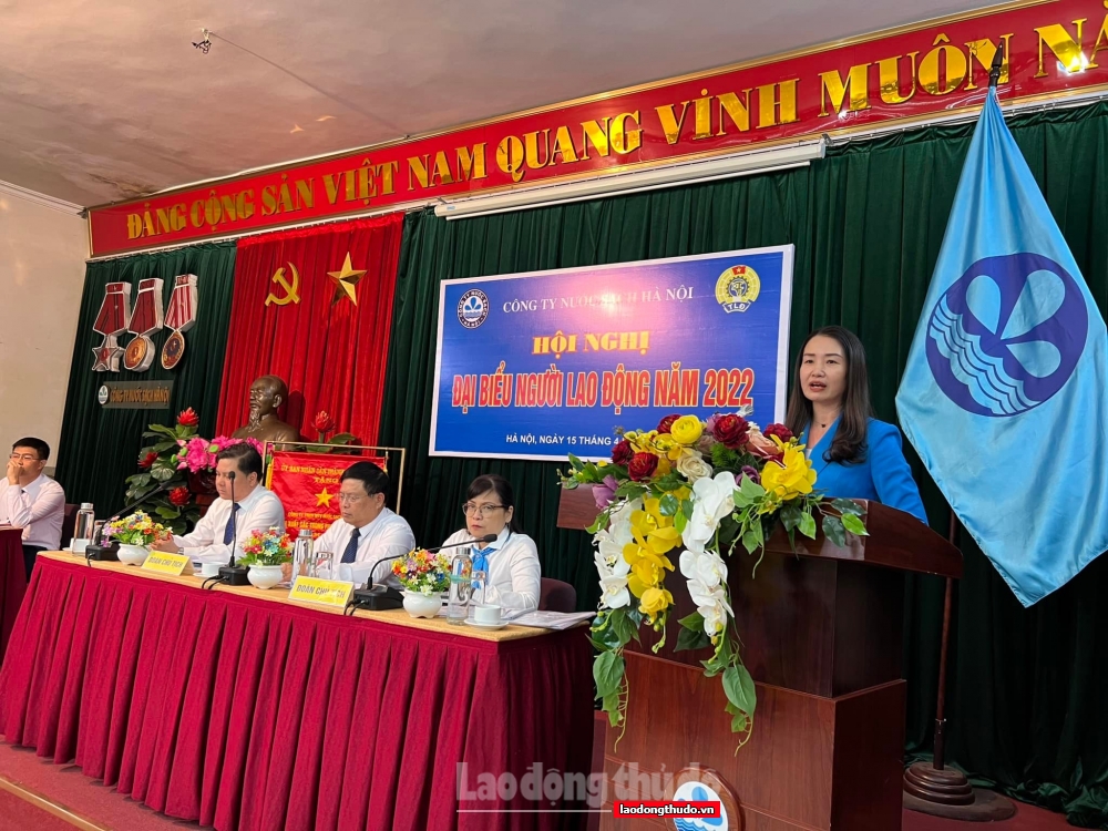 Công ty TNHH MTV Nước sạch Hà Nội tổ chức thành công Hội nghị Người lao động năm 2022