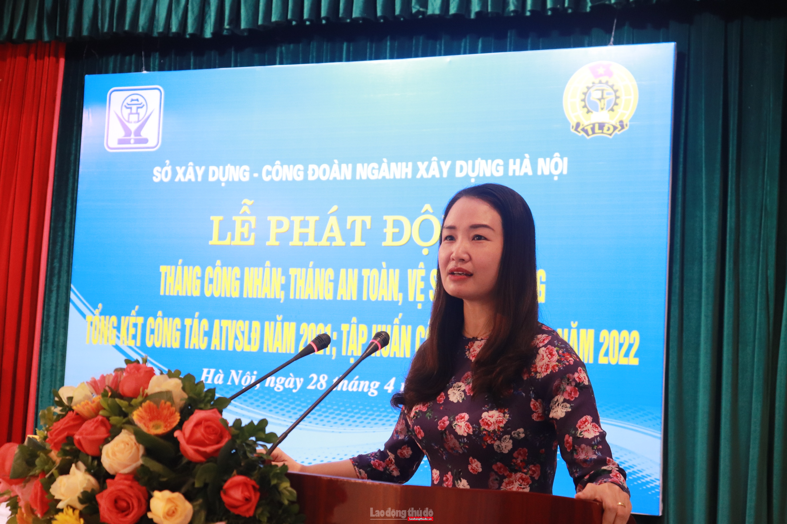 Công đoàn ngành Xây dựng Hà Nội phát động tháng Công nhân, tháng An toàn vệ sinh lao động năm 2022