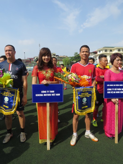 Khai mạc giải bóng đá - Cúp Báo Lao động Thủ đô lần thứ I năm 2015