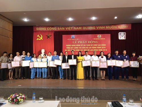 Công đoàn ngành Xây dựng Hà Nội phát động Tháng ATVSLĐ năm 2019