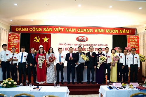 Công ty Thoát nước Hà Nội tổ chức thành công Đại hội Đảng bộ lần thứ XIX