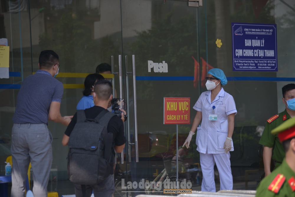 Hà Nội: Cách ly y tế 1 tòa chung cư Đại Thanh sau khi ghi nhận một ca nghi nhiễm Covid-19