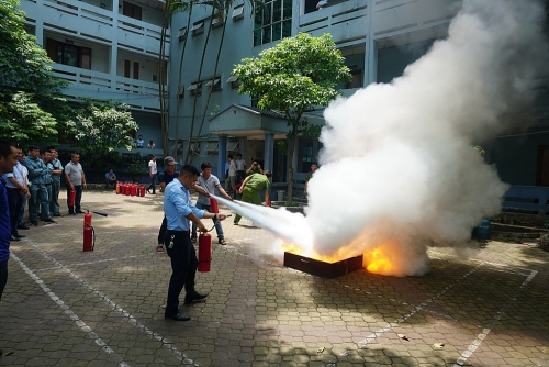Công ty Nước sạch Hà Nội tập huấn nghiệp vụ phòng cháy chữa cháy và cứu hộ cứu nạn