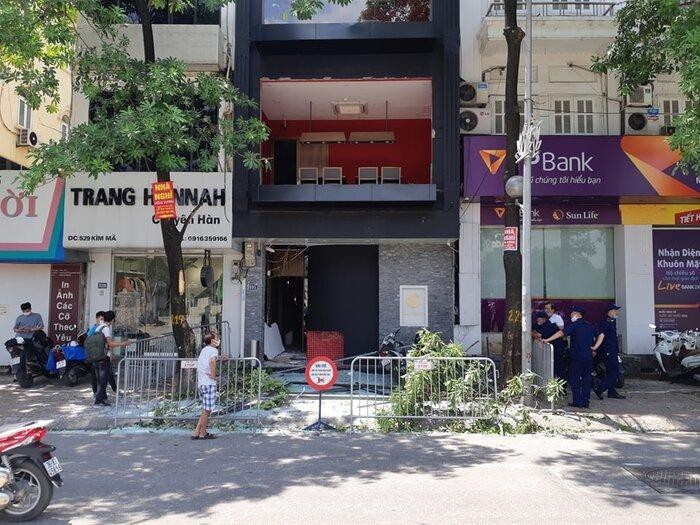 Hà Nội: Bình ga phát nổ tại nhà hàng khiến hai người bị thương