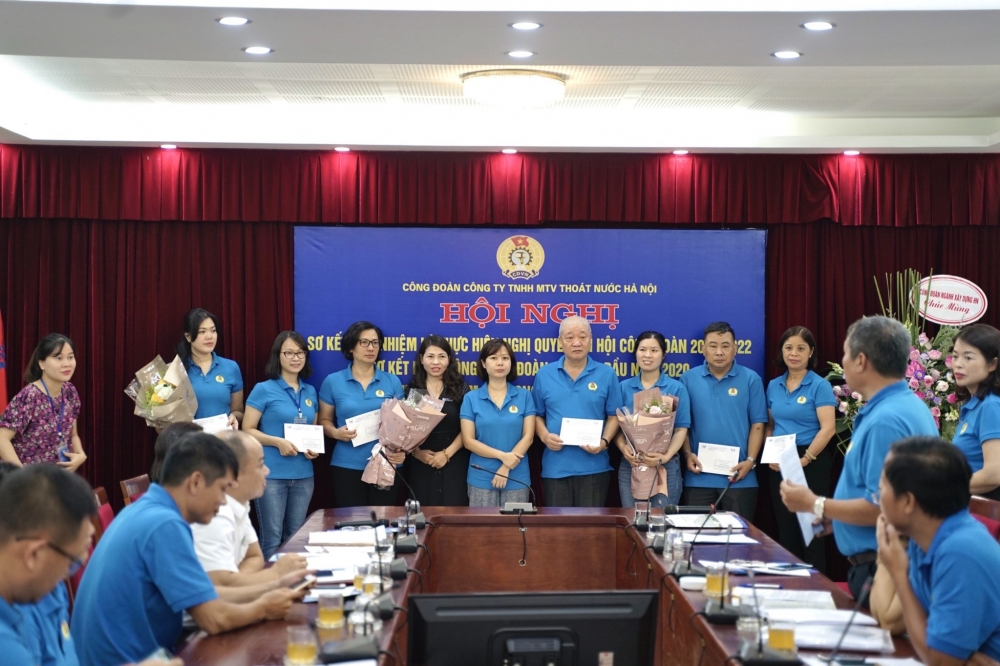 Công đoàn công ty TNHH MTV Thoát nước Hà Nội chăm lo người lao động