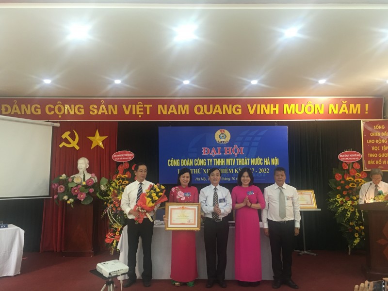 Đại hội Công đoàn Công ty TNHH MTV Thoát nước Hà Nội