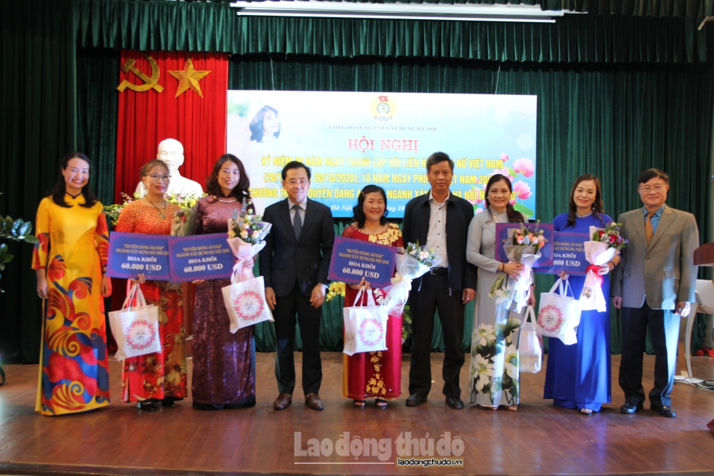 Công đoàn ngành Xây dựng: Nhiều hoạt động kỷ niệm Ngày thành lập Hội Liên hiệp phụ nữ Việt Nam