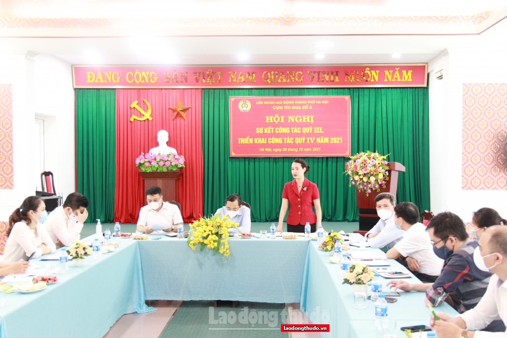 Cụm thi đua số 6 LĐLĐ thành phố Hà Nội đặt quyết tâm hoàn thành xuất sắc các chỉ tiêu