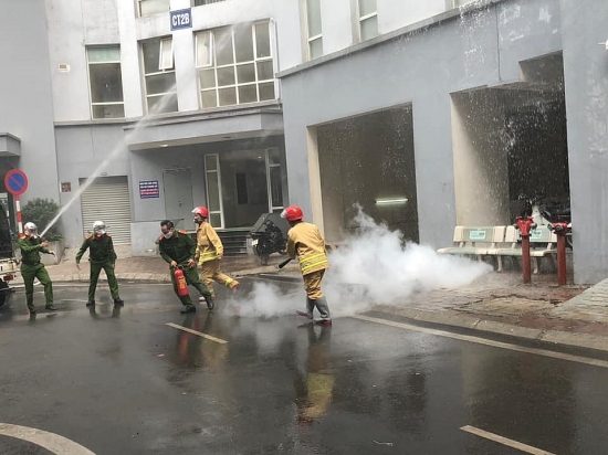 Hà Nội: Chủ động phương án xử lý cháy nổ tại khu tái định cư