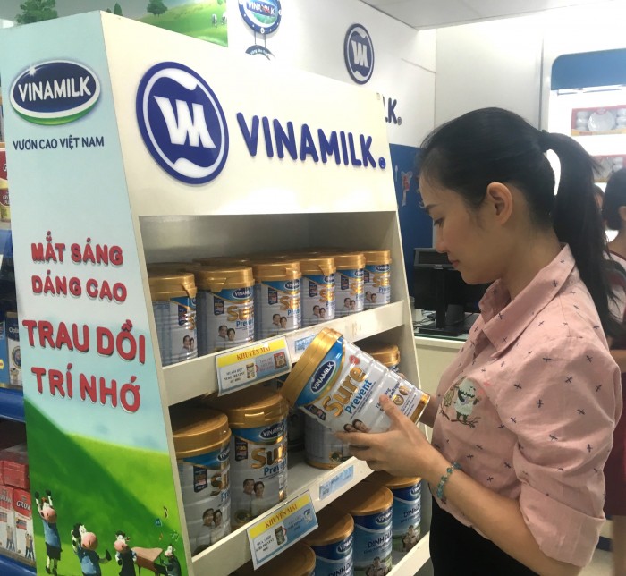 Vinamilk được bình chọn 20 năm liền là hàng Việt Nam chất lượng cao