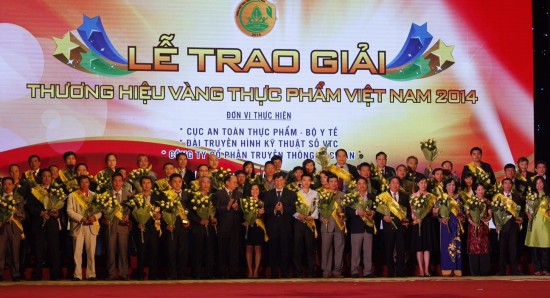 Vinamilk được vinh danh thương hiệu vàng thực phẩm Việt Nam