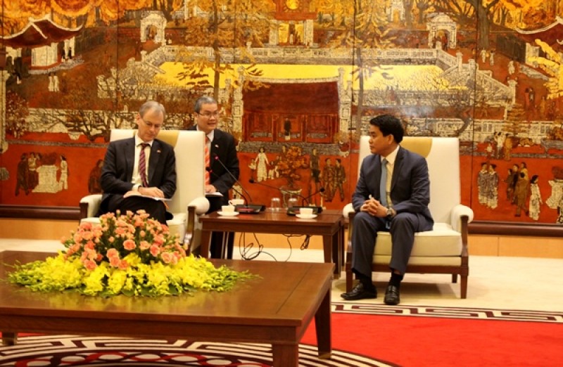 Chủ tịch UBND TP Nguyễn Đức Chung tiếp Thứ trưởng Kinh tế Đối ngoại Hà Lan