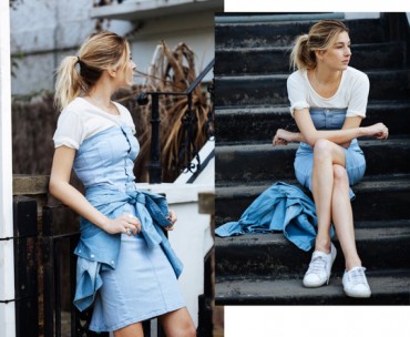 4 cách mix váy và giày sneaker dạo phố cho các cô nàng điệu đà